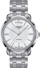 Load image into Gallery viewer, Tissot T Classic Automatic III Day Date White Dial Silver Steel Strap Watch for Men - T065.930.11.031.00