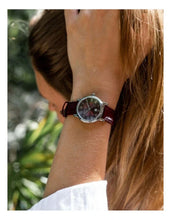 Load image into Gallery viewer, Tissot Carson Premium Lady Maroon Dial Maroon Leather Strap Watch For Women - T122.210.16.373.00