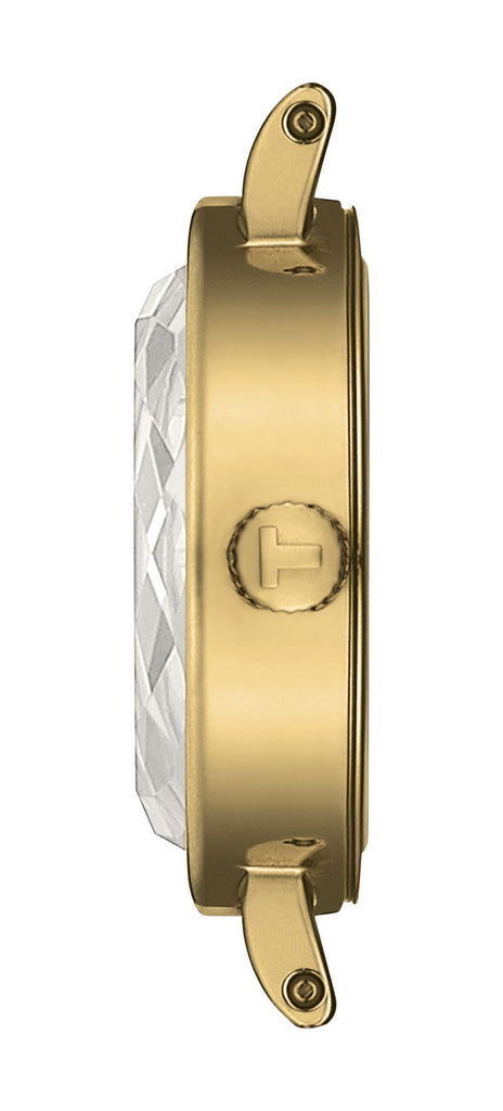 Tissot Lovely Round Green Mother of Pearl Dial Green Leather Strap Watch for Women - T140.009.36.091.00