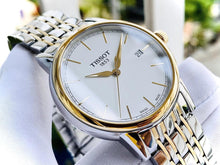 Load image into Gallery viewer, Tissot T Classic Carson Quartz White Dial Two Tone Steel Strap Watch for Men - T085.410.22.011.00