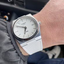 Load image into Gallery viewer, Tissot PRX 40 White Dial White Rubber Strap Watch For Men -  T137.410.17.011.00