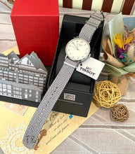 Load image into Gallery viewer, Tissot T Classic Everytime Medium White Dial Two Tone NATO Strap Watch for Women - T109.410.18.032.00