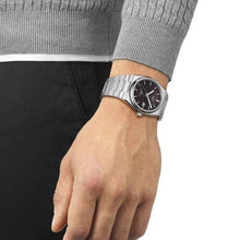 Load image into Gallery viewer, Tissot PRX Powermatic 80 Black Dial Silver Steel Strap Watch for Men - T137.407.11.051.00