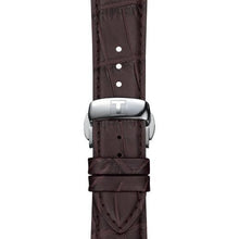 Load image into Gallery viewer, Tissot Gentlemen Silver Dial Brown Leather Strap Watch for Men - T127.410.16.031.01