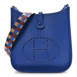 Taurillon Clemence Maxi Quadrille Evelyne TPM Royal Bleu Bleu Bill Biscuit Rouge H