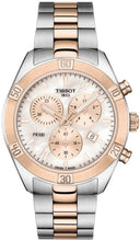 Load image into Gallery viewer, Tissot PR 100 Sport Chic Chronograph Mother of Pearl Dial Two Tone Steel Strap Watch for Women - T101.917.22.151.00