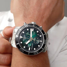 Load image into Gallery viewer, Tissot Seastar 1000 Chronograph Green Dial Silver Steel Strap Watch For Men - T120.417.11.091.01
