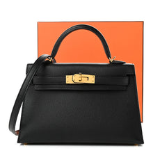 Load image into Gallery viewer, Epsom Mini Kelly Sellier 20 Black