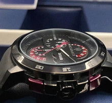 Load image into Gallery viewer, Maserati Ingegno Chronograph Black Dial Black Leather Strap Watch For Men - R8871619003