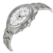 Load image into Gallery viewer, Tissot T Classic PR 100 Chronograph Silver Dial Silver Steel Strap Watch For Men - T101.417.11.031.00