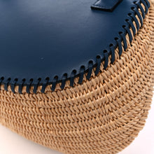Load image into Gallery viewer, Swift Wicker Picnic Fishing Bag Bleu de Prusse