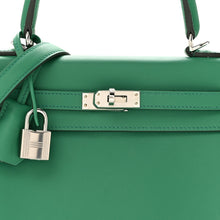 Load image into Gallery viewer, Swift Eclat Kelly Retourne 25 Vert Vertigo Celeste