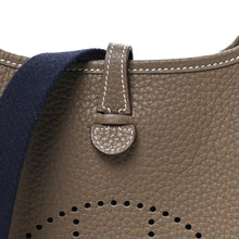 Load image into Gallery viewer, Taurillon Clemence Amazone Evelyne TPM Etoupe Bleu Indigo