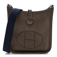 Load image into Gallery viewer, Taurillon Clemence Amazone Evelyne TPM Etoupe Bleu Indigo