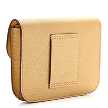 Load image into Gallery viewer, Metallic Chevre Chamkilight Constance Slim Wallet Dore