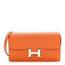 Load image into Gallery viewer, Epsom Constance Long Wallet To Go Wallet Orange