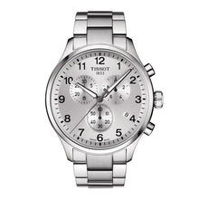 Load image into Gallery viewer, Tissot Chrono XL Classic Silver Dial Silver Steel Strap Watch For Men - T116.617.11.037.00