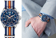 Load image into Gallery viewer, Tag Heuer Formula 1 Chronograph 43mm Blue Dial NATO Strap Watch for Men - CAZ1014.FC8196