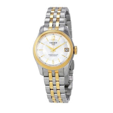 Load image into Gallery viewer, Tissot Ballade Powermatic 80 Mother of Pearl Silver Dial Two Tone Steel Strap Watch For Women - T108.208.22.117.00