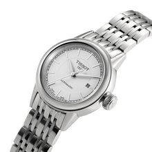 Load image into Gallery viewer, Tissot T Classic Carson Automatic White Dial Silver Steel Strap Watch For Women - T085.207.11.011.00