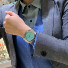 Load image into Gallery viewer, Tissot PRX Quartz Light Green Dial Silver Steel Strap Watch for Men - T137.410.11.091.01