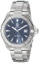 Load image into Gallery viewer, Tag Heuer Aquaracer Automatic Blue Dial Silver Steel Strap Watch for Men - WAY2112.BA0928