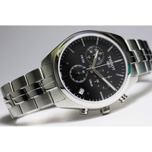 Load image into Gallery viewer, Tissot T Classic PR 100 Chronograph Black Dial Silver Steel Strap Watch for Men - T101.417.11.051.00