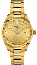 Load image into Gallery viewer, Tissot PR 100 Gold Dial Gold Steel Strap Watch for Women - T150.210.33.021.00
