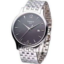 Load image into Gallery viewer, Tissot T Classic Tradition Grey Dial Silver Steel Strap Watch For Men - T063.610.11.067.00