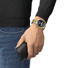 Load image into Gallery viewer, Tissot Chrono XL Classic Blue Dial Two Tone Steel Strap Watch for Men - T116.617.22.041.00