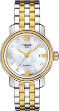 Load image into Gallery viewer, Tissot T Classic Bridgeport Automatic Mother of Pearl Dial Two Tone Steel Strap Watch for Women - T097.410.22.116.00