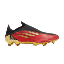 Load image into Gallery viewer, adidas X Speedflow+ FG Vivid Red Gold Metallic