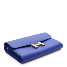 Load image into Gallery viewer, Epsom Constance Long Wallet Bleu Electrique