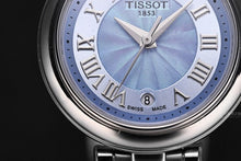Load image into Gallery viewer, Tissot Bellissima Small Lady Light Blue Dial Silver Steel Strap Watch for Women - T126.010.11.133.00