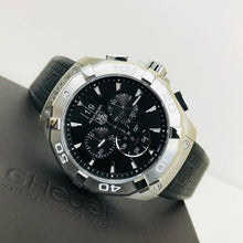 Load image into Gallery viewer, Tag Heuer Aquaracer Chronograph Black Dial Black Rubber Strap Watch for Men - CAY1110.FT6041