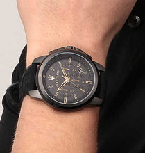 Load image into Gallery viewer, Maserati Successo Black Dial Black Rubber Strap Watch For Men - R8871621011