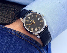 Load image into Gallery viewer, Tissot T Classic Dream Black Dial Black Leather Strap Watch for Men - T033.410.26.053.01