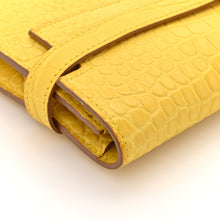 Load image into Gallery viewer, Matte Alligator Kelly Longue Wallet Mimosa