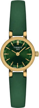 Load image into Gallery viewer, Tissot Lovely Round Green Mother of Pearl Dial Green Leather Strap Watch for Women - T140.009.36.091.00