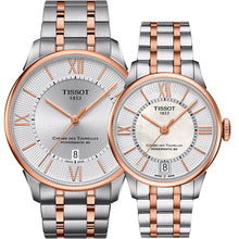 Load image into Gallery viewer, Tissot Chemin des Tourelles Powermatic 80 Silver Dial Two Tone Steel Strap Watch for Men - T099.407.22.038.02