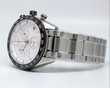 Load image into Gallery viewer, Tissot T Sport PRS 516 Chronograph White Dial Silver Steel Strap Watch For Men - T100.417.11.031.00