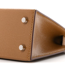 Load image into Gallery viewer, Chevre Chamkila Clou de Coeur Mini Kelly Sellier 20 Bronze Dore