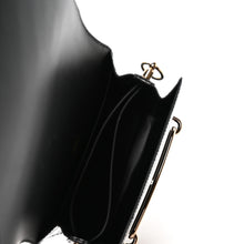 Load image into Gallery viewer, Shiny Alligator Mini Sac Roulis Black