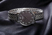 Load image into Gallery viewer, Tissot T Classic Everytime Quartz Black Dial Silver Steel Strap Watch for Men - T109.410.11.072.00