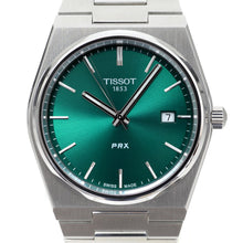 Load image into Gallery viewer, Tissot PRX Green Dial Silver Steel Strap Watch For Men - T137.410.11.091.00