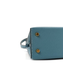 Load image into Gallery viewer, Epsom Mini Kelly Sellier 20 New Blue Jean