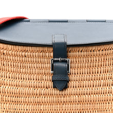 Load image into Gallery viewer, Swift Wicker Picnic Fishing Bag Bleu de Prusse