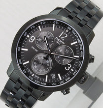 Load image into Gallery viewer, Tissot PRC 200 Chronograph Black Dial Black Steel Strap Watch For Men - T114.417.33.057.00