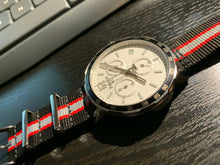 Load image into Gallery viewer, Tissot Quickster Chronograph NBA Toronto Raptors White Dial Two Tone NATO Strap Watch for Men - T095.417.17.037.16