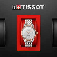 Load image into Gallery viewer, Tissot Le Locle Powermatic 80 Diamonds Silver Dial Two Tone Steel Strap Watch For Men - T006.407.22.036.01